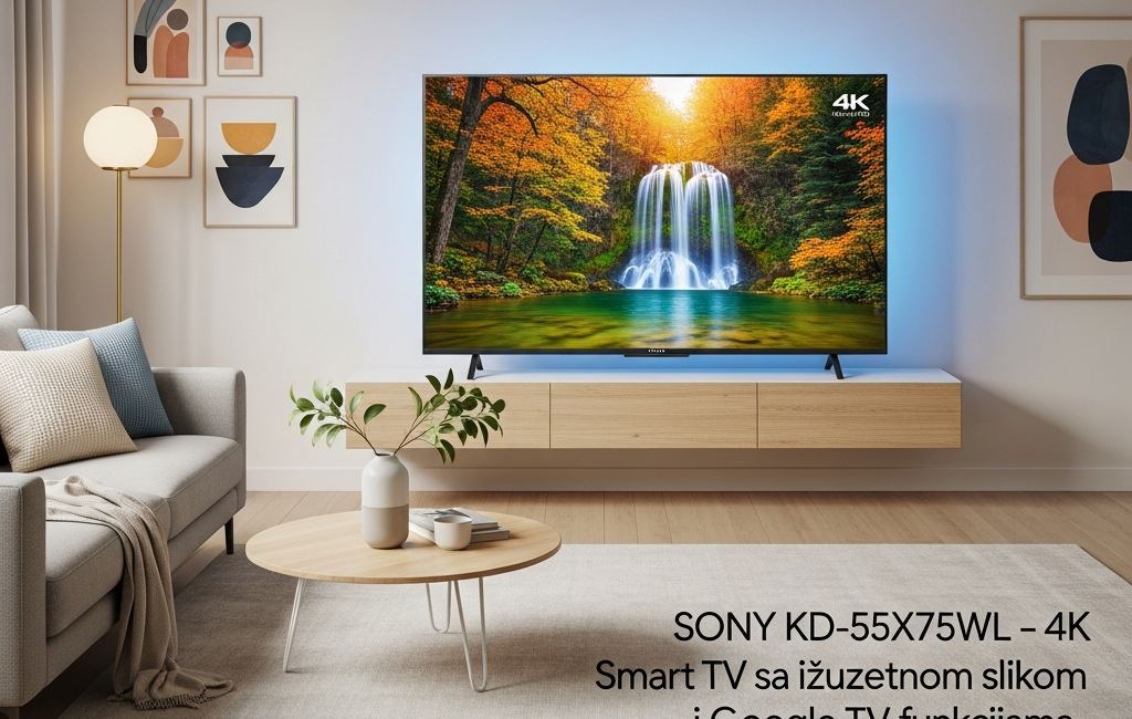 Sony KD55X75WLPAEP – pametan 4K TV sa Google podrškom